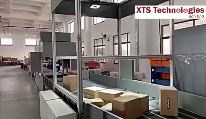 E Commerce Warehouse & Distribution DWS Barcode, Weight, Photo Tracking With Conveyor Automation System