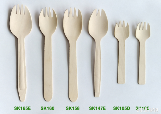 Wooden Forks Sporks 4