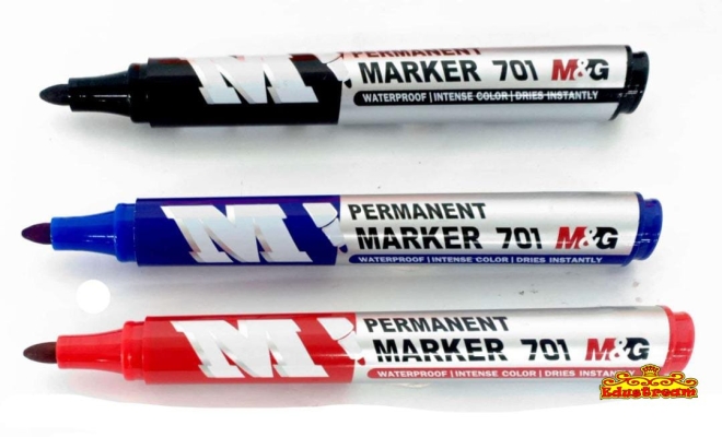 M&G Permanent Marker 701 ( 2 Pcs )