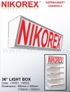 118501 - Gondola Light Box 3' (frame only)  SIGNAGE GONDOLA ACCESSORIES SUPERMARKET GONDOLA