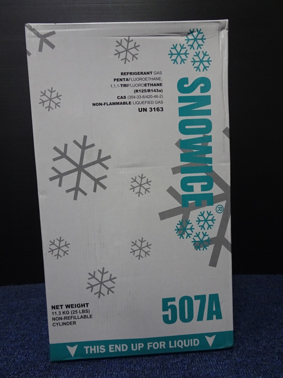 R507A X 25LBS (11.3KGS) SNOWICE HFC REFRIGERANT GAS