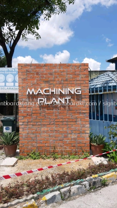 machining plant 3d box up lettering signage signbiard at kepong damansara subang jaya mon kiara