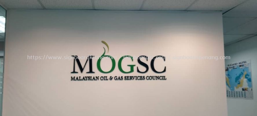mogsc 3d box up lettering indoor signage signboard at kepong damansara shah alam kuala lumpur
