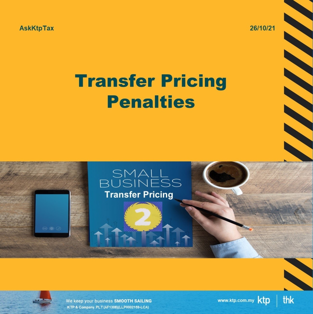 Transfer pricing penalty from LHDN