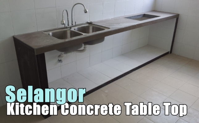 Kitchen Concrete Table Top Contractor Listing Selangor