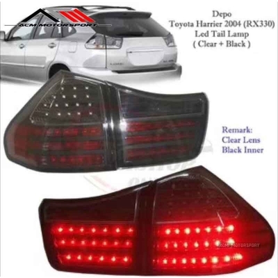 Toyota harrier tail lamp light 2003-2008 bodykit