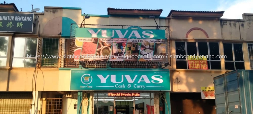 yuvas zigzag fabric billboard signage sigmboard at klang kuala lumpur shah alam puchong damansara 