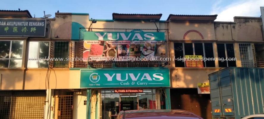 yuvas zigzag fabric billboard signage sigmboard at klang kuala lumpur shah alam puchong damansara 