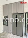 Solid tall Kitchen Cabinet with solid nyatoh door and melamine carcass in PJ / KL / selangor Kitchen Cabinet Design