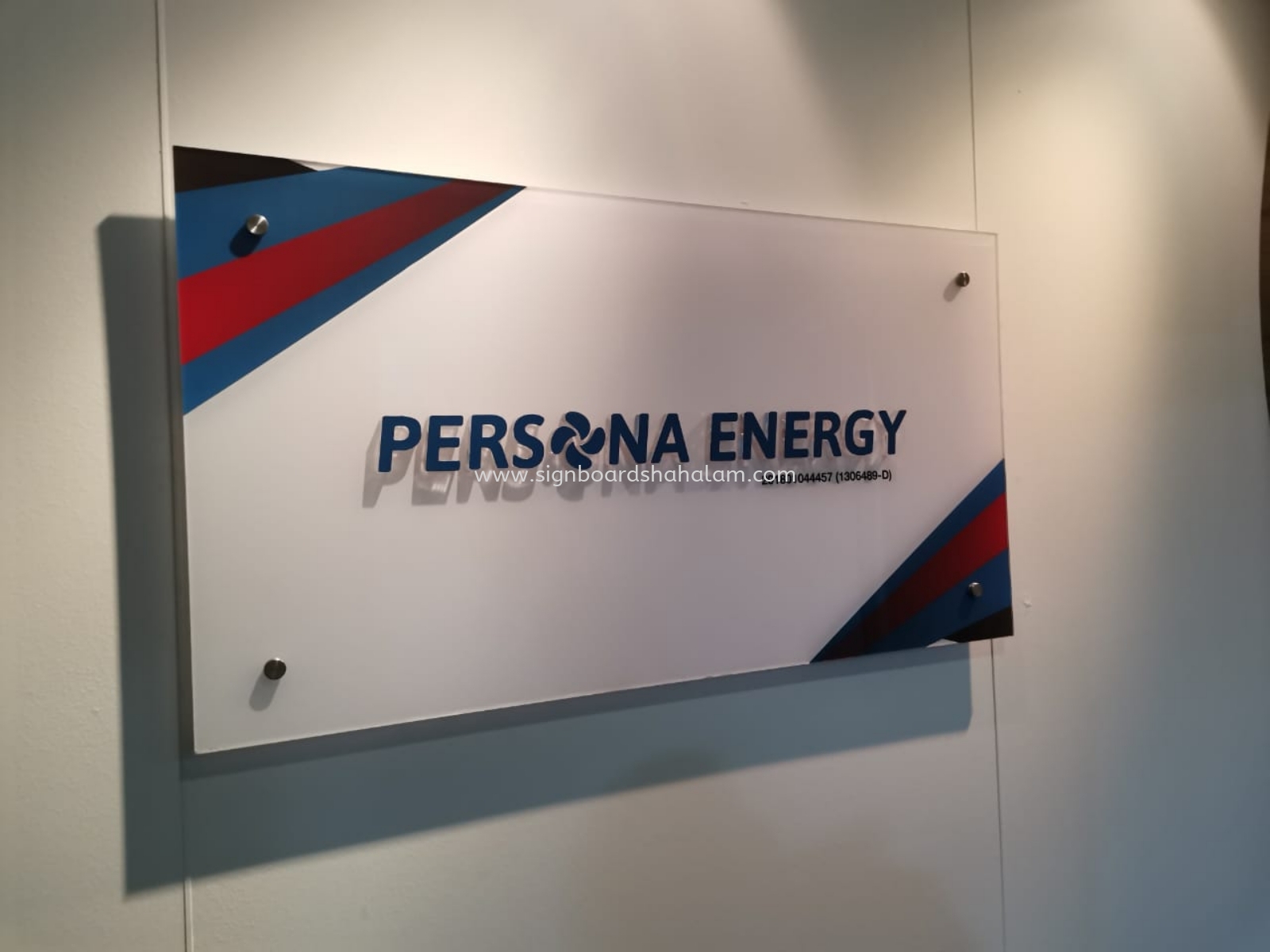 Persona Energy Klang - Acrylic Poster Frame With 3D lettering