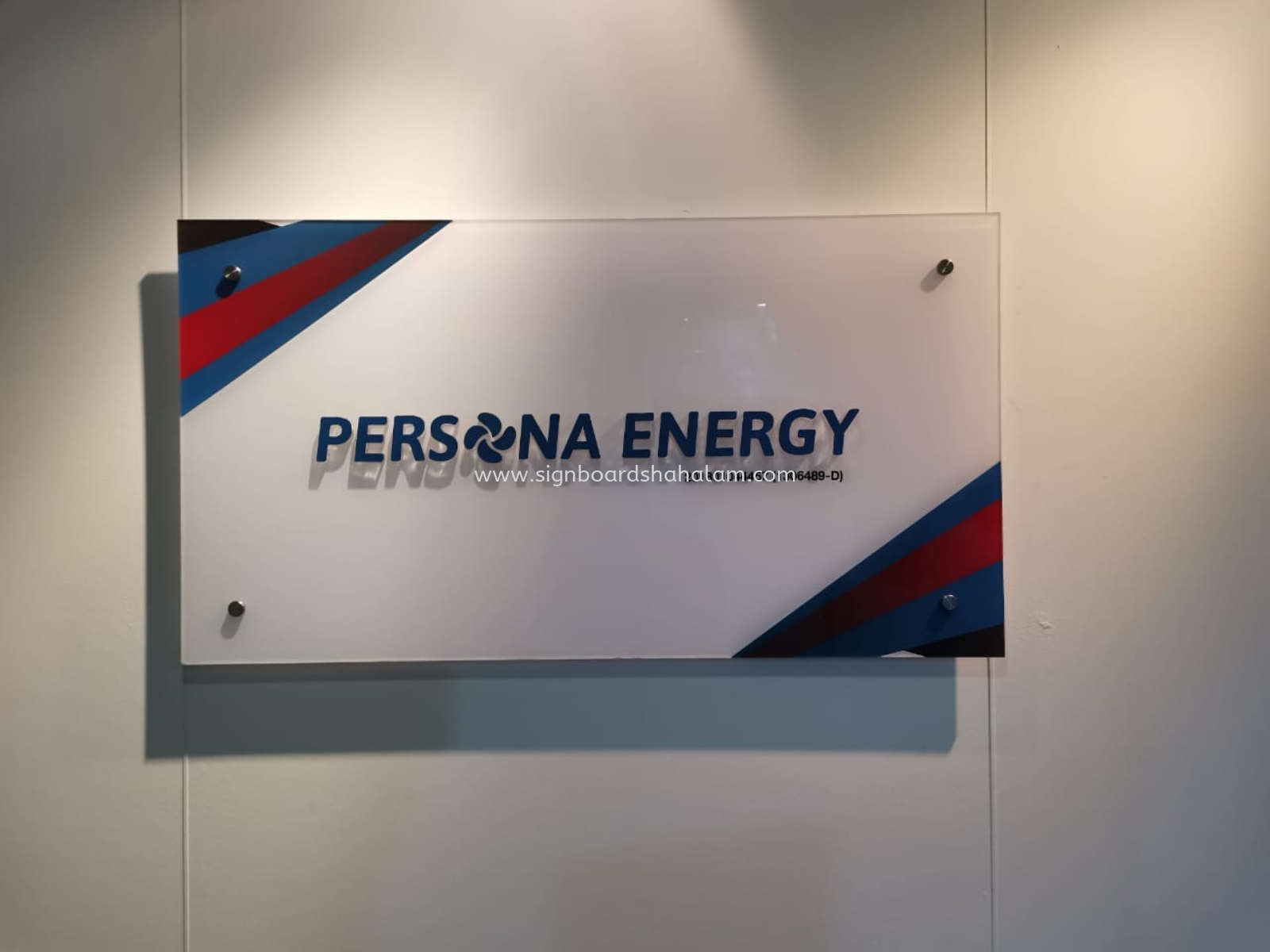 Persona Energy Klang - Acrylic Poster Frame With 3D lettering