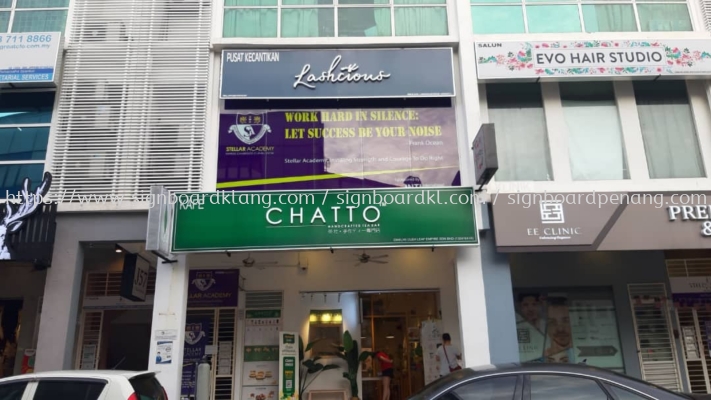 chatto 3d lettering lightbox signage signbaord at subang jaya cheras kepong damansara