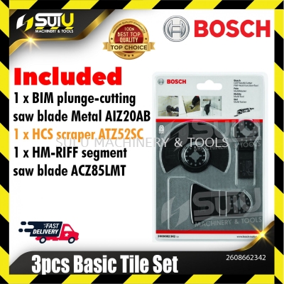 BOSCH 2608662342 Basic Tile Set (3 pcs)