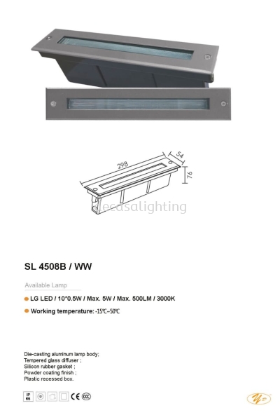 step light LED 5W