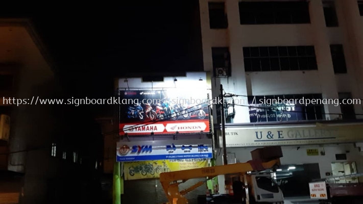 zigzag fabric signage signboard at cheras shah alam puchong kepong damansara subang jaya 