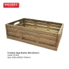 191052 - Foldable Vege Basket (WoodGrain) FRUIT & VEGE RACKS