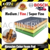 BOSCH 2608608229/ 230/ 231 Abrasive Color Foam Pad (Medium/Fine/Super Fine) Accessorices Wood Working Machine