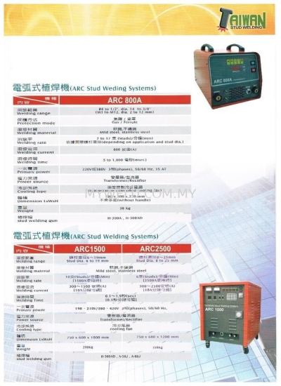 Taiwan Stud @ARC-800A-1500-2500