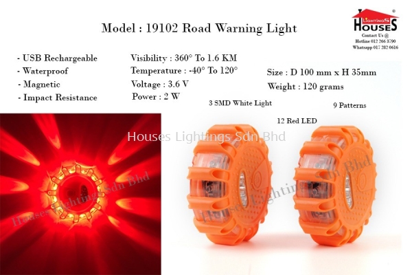 19102 ROAD WARNING LIGHT