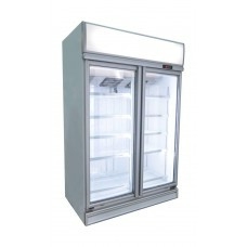 LINDEN Commercial Display 2 Heater Glass Door Chiller from LINDEN Refrigerator Supplier