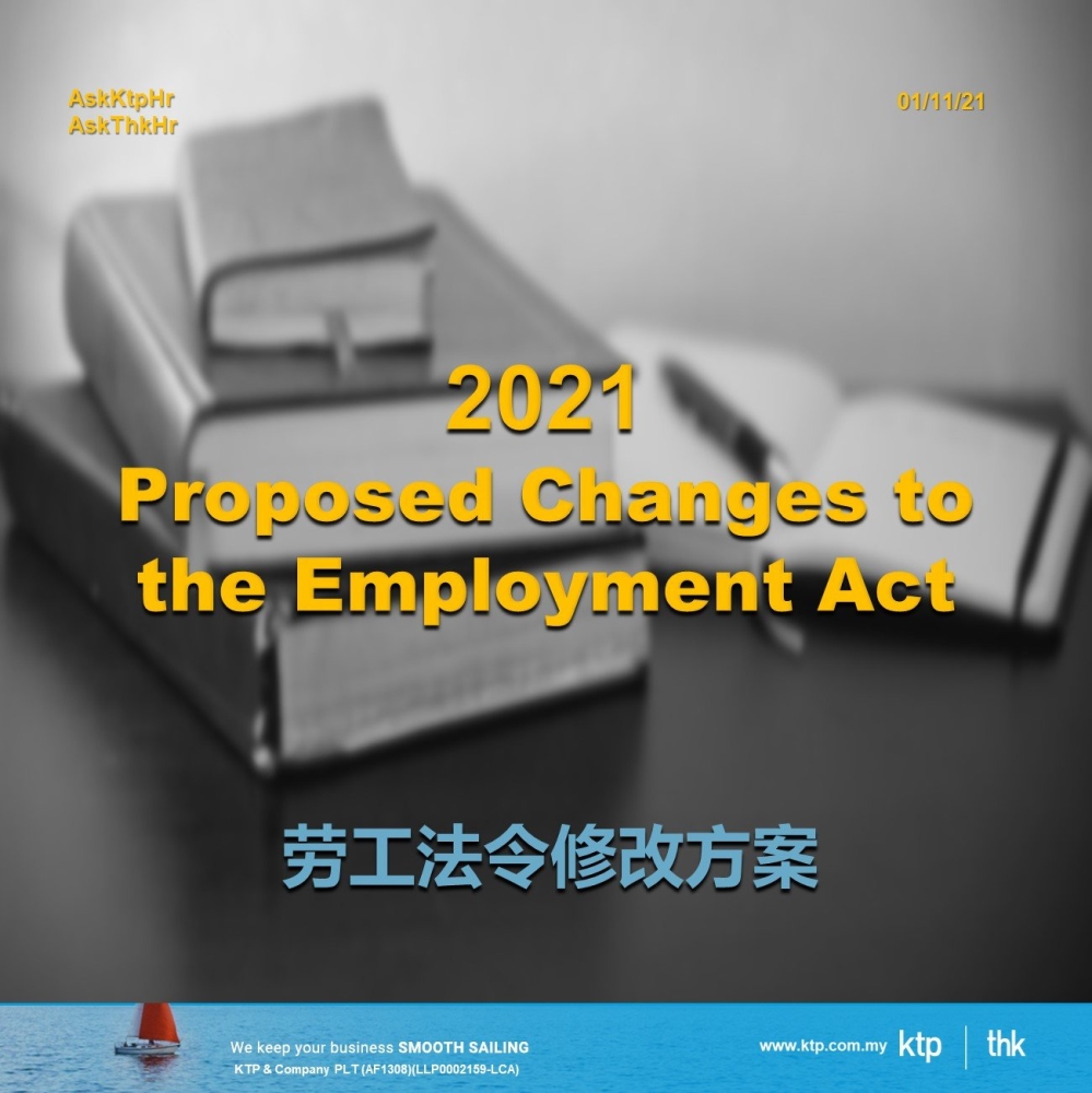 2021 Employment Act Amendment Malaysia