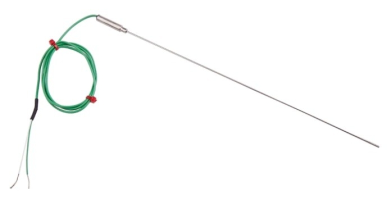  397-1258 - RS PRO Type K Thermocouple 250mm Length, 1.5mm Diameter  +1100C