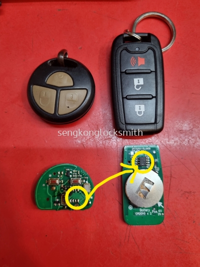 repair Toyota ncp93 car remote control