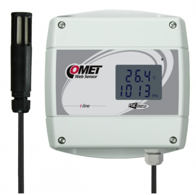 COMET T7611 Web Sensor with PoE - remote thermometer hygrometer barometer with Ethernet interface