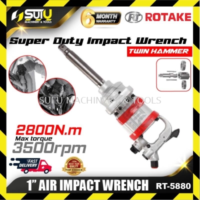 ROTAKE RT-5880 / RT5880 1" 45MM 3800NM Air Impact Wrench 3500RPM