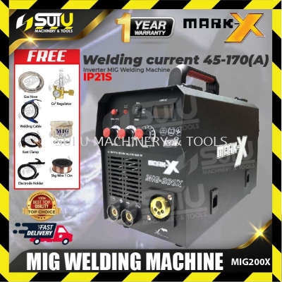 MARK-X MIG-200X / MIG200X MIG Welding Machine c/w Accessories (Without CO2)