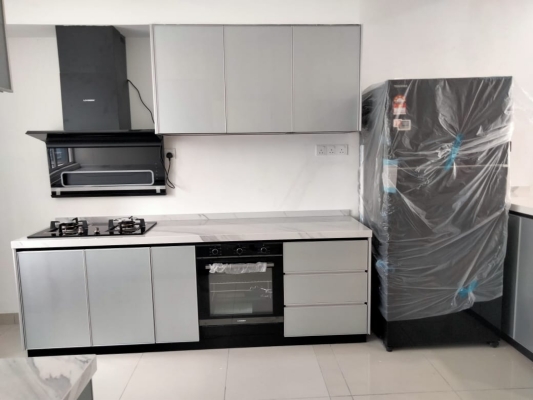 seri kembangan aluminium kitchen cabinets