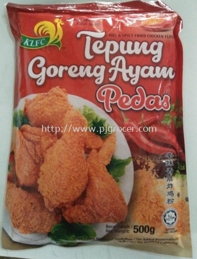 KLFC TEPUNG GORENG AYAM PEDAS 500GM