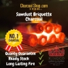 10KG Sawdust Briquette Charcoal-Super Premium Grade "CHARCOAL ARANG KAYU ̿- Best In Malaysia"Bbq Sawdust Briquette Charcoal