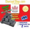 CHARCOAL BBQ ARANG KAYU ̿ (1kg - Hookah Shisha Coconut Charcoal Arang Kelapa C Finger) Shisha Charcoal