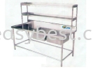 Double Sink With Overshelf Stainless Steel Equipment