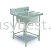 Single Bowl Sink  Stainless Steel Equipment