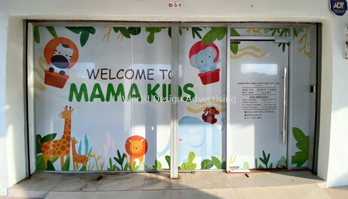 MAMA KIDS EC SDN BHD WINDOW GLASS OUTDOOR INKJET ONE WAY STICKER AT SERI KEMBANGAN, SELANGOR