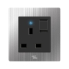 13A Switched Socket with Neon A69 Luxury Series