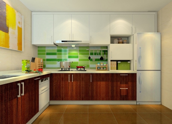 WoodGrain Kitchen Cabinet Design 2022 Suitable Malaysia