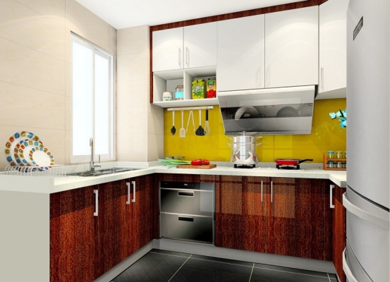 WoodGrain Kitchen Cabinet Design 2022 Suitable Malaysia