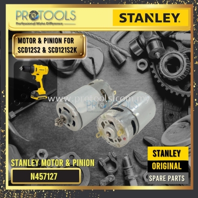 STANLEY N457127 MOTOR WITH PINION FOR SCD12S2K