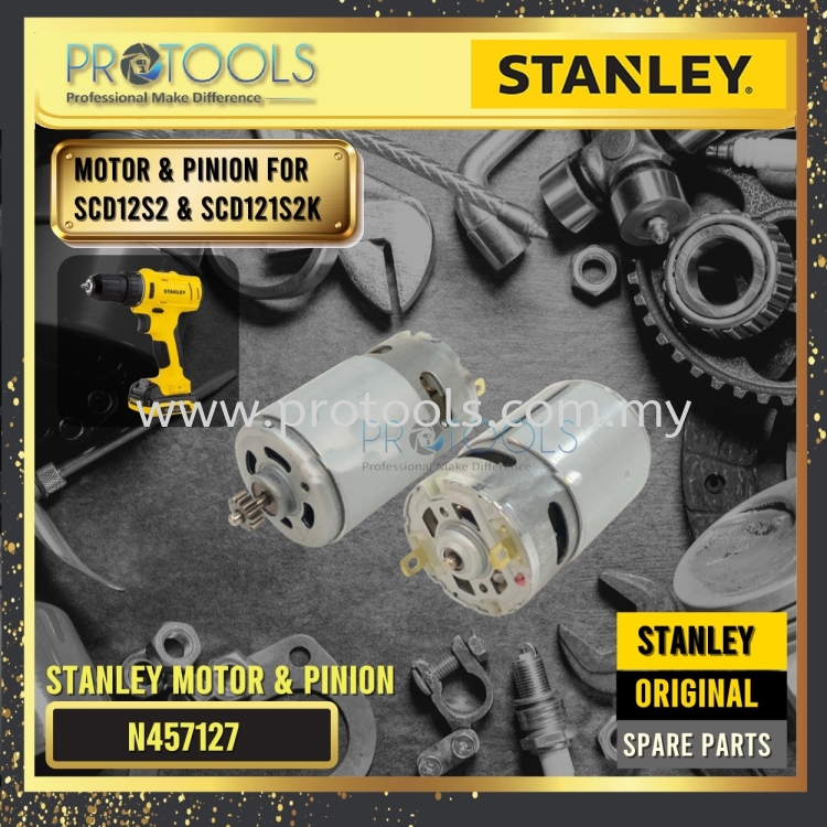 STANLEY N457127 MOTOR WITH PINION FOR SCD12S2K