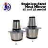 Stainless Steel Meat Mincer (2L and 3L Capacity) Meat Machine Kitchen Appliances
