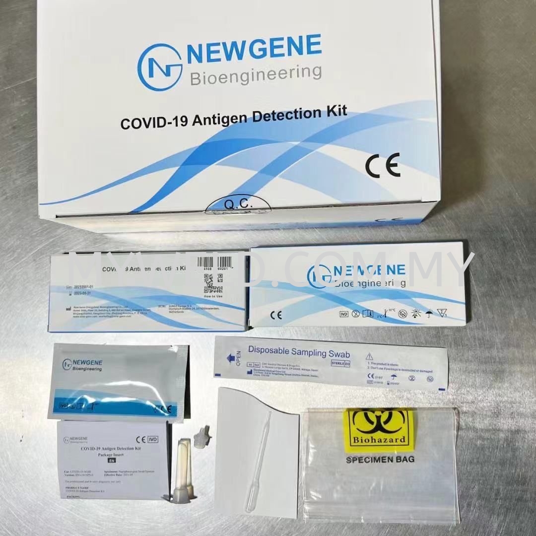 Antigen kit bioengineering covid-19 newgene detection (Ready Stock)