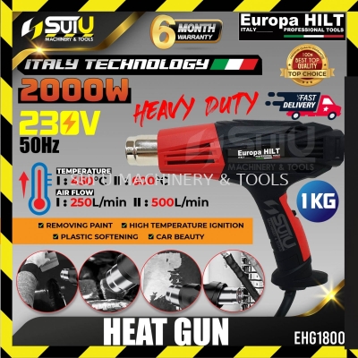 EUROPA HILT EHG-1800 / EHG1800 / EHG 1800 Heat Gun 2000W