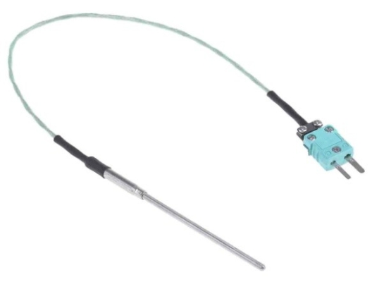  433-4379 - RS PRO Type K Thermocouple 70mm Length, 3mm Diameter  +700C