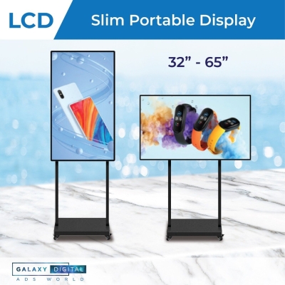 LCD SLIM PORTABLE DIGITAL ADS DISPLAY