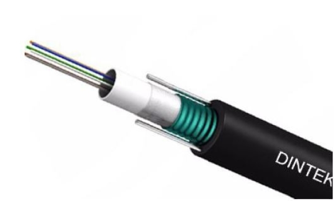 Dintek Outdoor OM3 Unitube Armored Fiber Cable