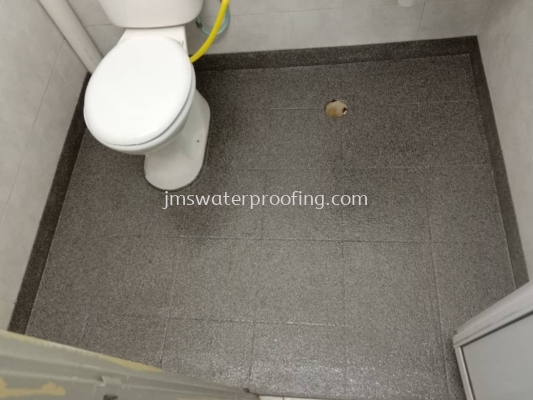 Epoxy coating for toilet floor leaking