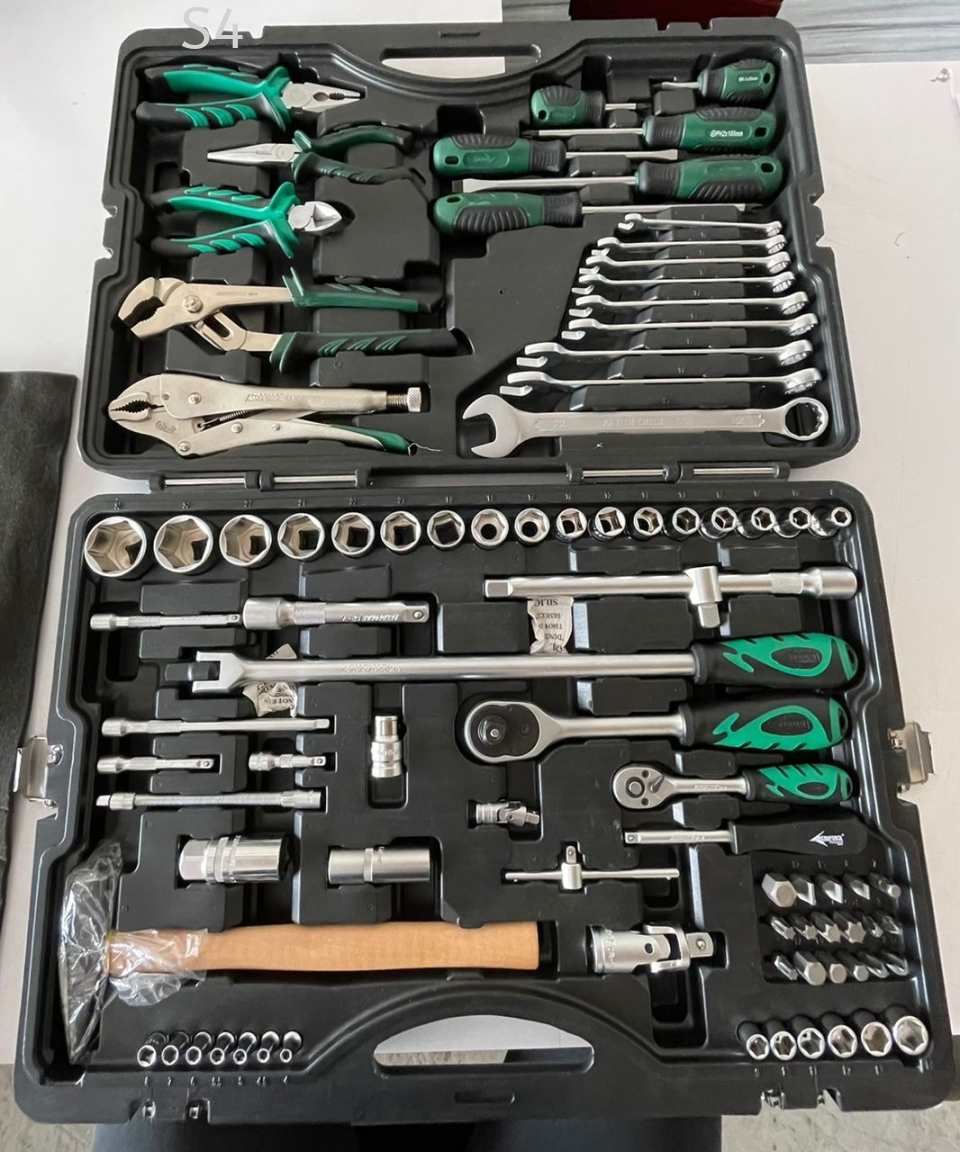 S4Tools 86PCS 1/4" & 1/2" Tools Package Set